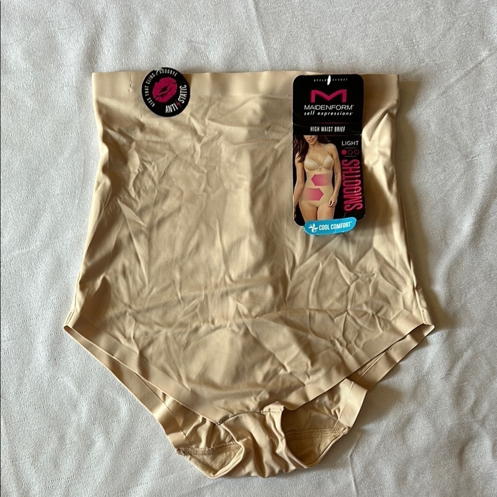 Maidenform Women's Light Beige High Waist Brief